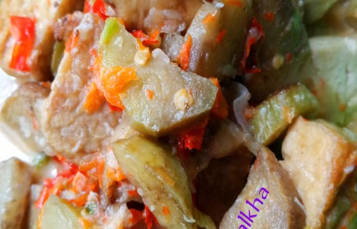 Resep Sambel Terong Tahu Tempe Kuah Gurih Paling Mudah dan Enak