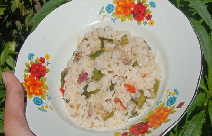 Resep Nasi Goreng Belalo (kembang Bawang) Dengan Bahan Sederhana