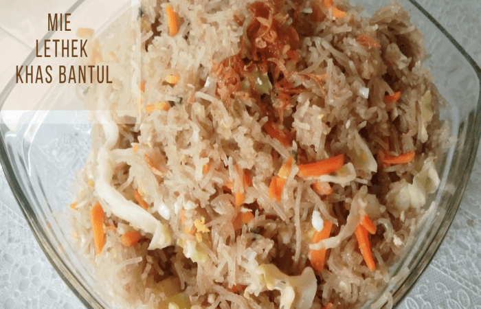 Resep Mie Lethek Khas Bantul Mudah dan Praktis Dihidangkan