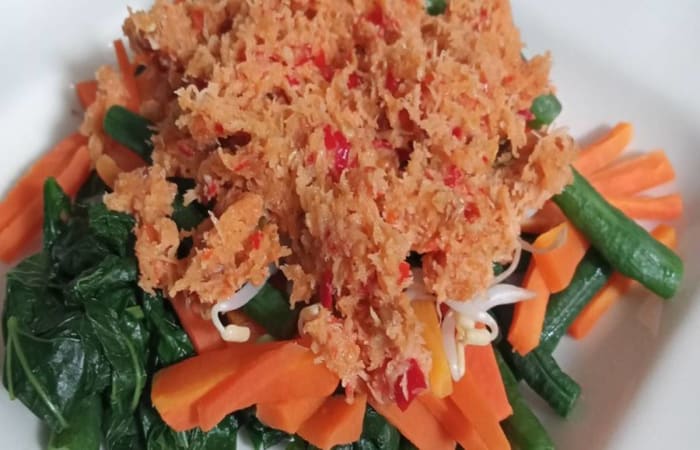 Resep Urap Daun Lembayung Favorit Bunda