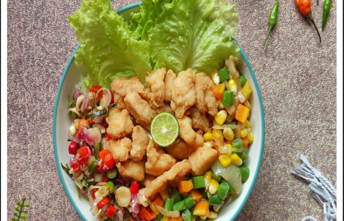 Resep Rice Bowl Ayam Sambal Matah Paling Praktis dan Simple