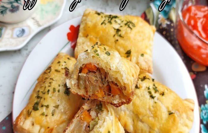 Resep Puff Pastry Isi Opor Ayam (remake Makanan Lebaran) Dengan Bahan Sederhana