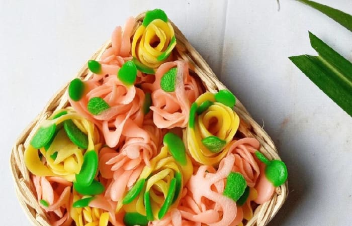 Resep Roti Jala Bunga Kuah Durian Rasanya Maknyus