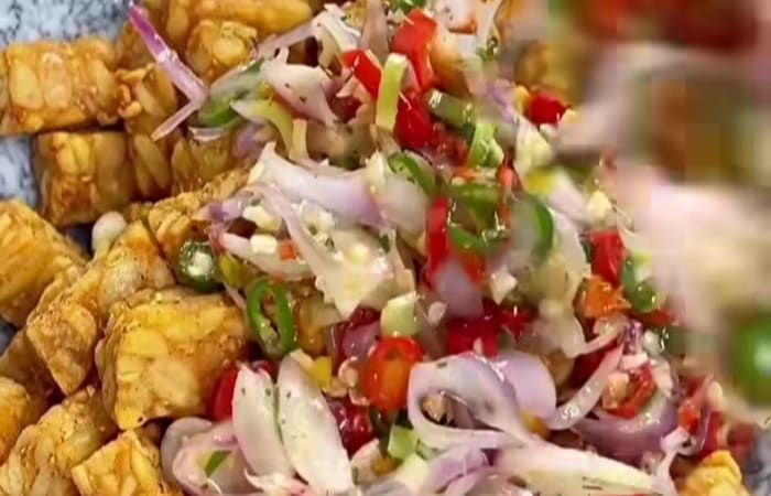Resep Tempe Goreng Dengan Sambal Matah Rasanya Maknyus