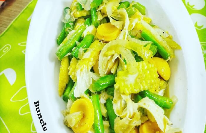 Resep Buncis Jagung Baby Kembang Tahu Favorit Bunda