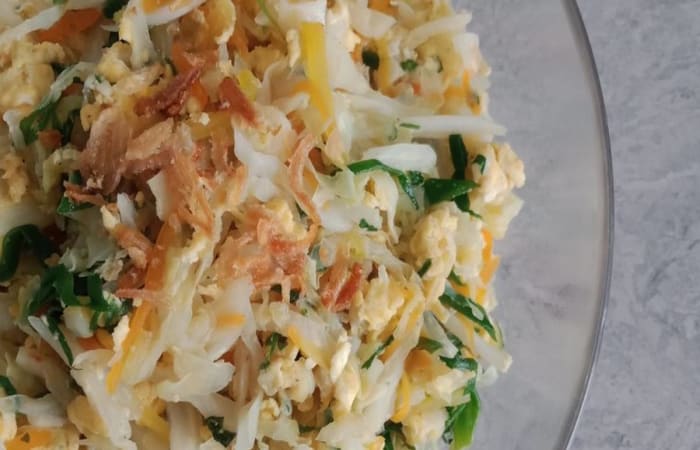 Resep Orak Arik Kol, Wortel, Telur Rasanya Maknyus