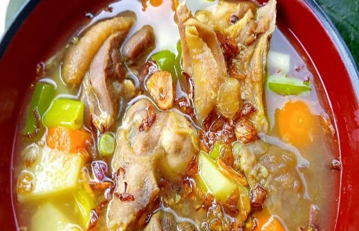 Resep Sop Ayam Kampung Favorit Bunda