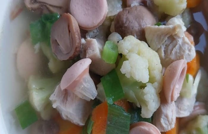 Resep Sop Ayam Jamur (diet 6) Favorit Bunda