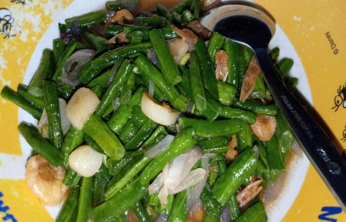 Resep Tumis Kacang Panjang Ebi Rasanya Maknyus