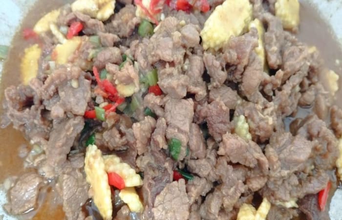 Resep Oseng Daging Putren Rasanya Maknyus