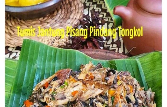 Resep Tumis Jantung Pisang Pindang Tongkol Paling Mudah dan Enak