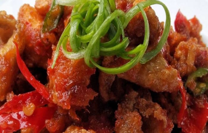Resep Sambal Goreng Kulit Ayam Pedas Manis Paling Mudah dan Enak