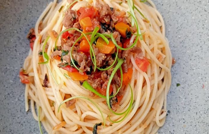 Resep Spaghetti Aglio E Olio Slice Beef Rasanya Maknyus