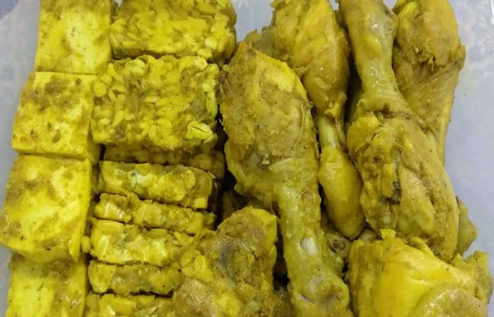 Resep Ayam Ungkep + Tempe Tahu Favorit Bunda