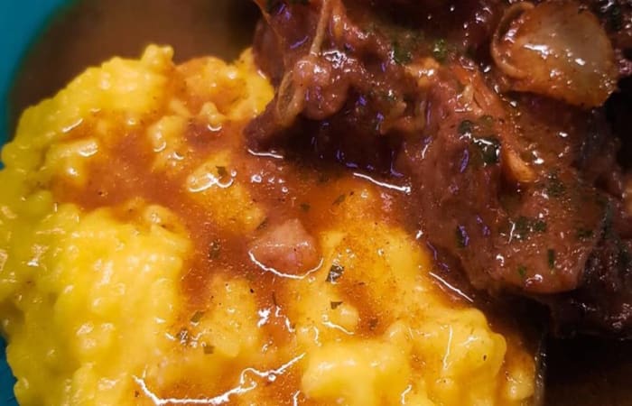 Resep Ossobuco Alla Milanese (stew Beef Shank Dengan Saffron Risotto) Dijamin Nikmat dan Mudah