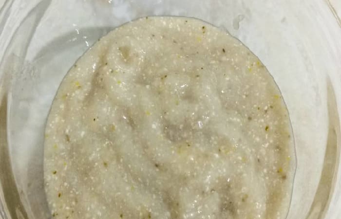 Resep Mpasi 6m (bubur Nasi Putih, Daging Sapi, Jagung, Brokoli, Tahu Putih) Rasanya Maknyus