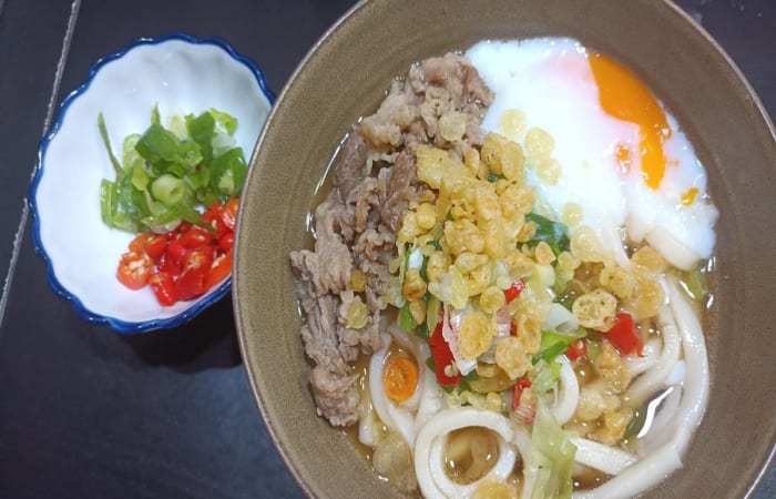 Resep Beef Niku Udon Ala Resto Jepang (merume Udon) Favorit Bunda