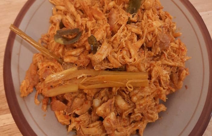 Resep ️ Ayam Suwir Pedas Ala Bali Dengan Bahan Sederhana