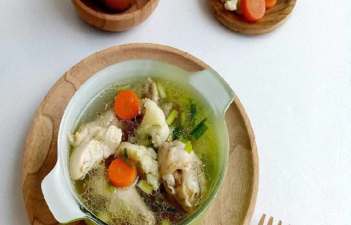 Resep Sup Ayam Kembang Kol Mudah dan Praktis Dihidangkan