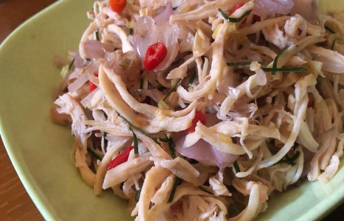 Resep Ayam Suwir Sambal Matah Rasanya Maknyus