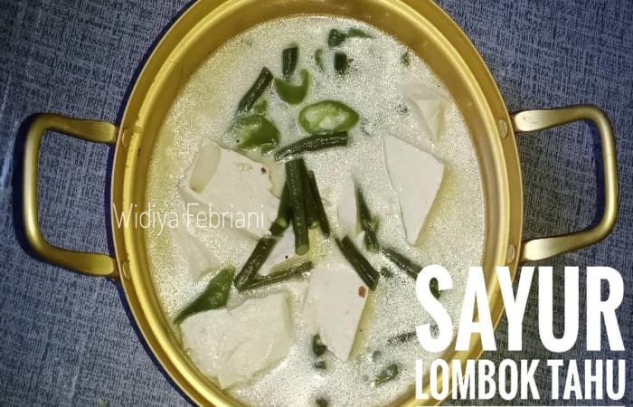 Resep Sayur Lombok Tahu Kacang Panjang Paling Mudah dan Enak