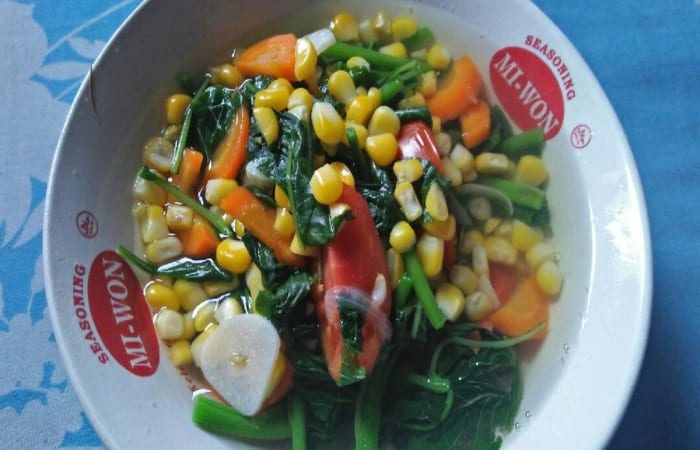 Resep Sayur Bening Bayam Jagung Rasanya Maknyus