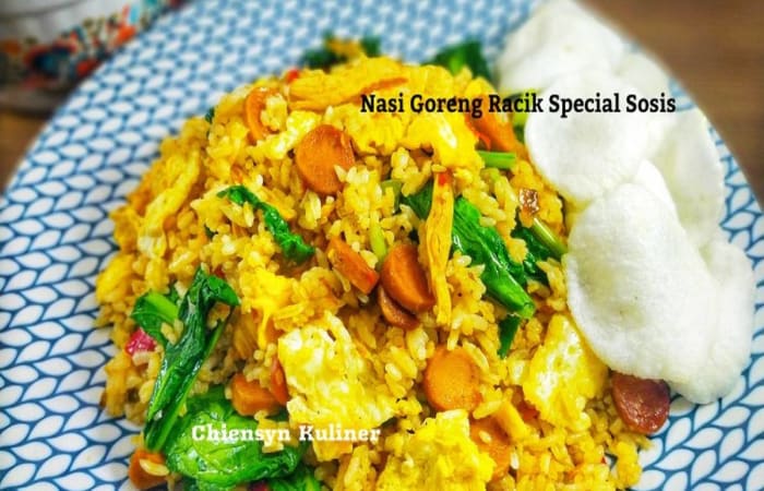 Resep Nasi Goreng Racik Special Sosis Paling Mudah dan Enak