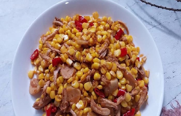 Resep Tumis Jagung Ayam Suwir Dijamin Nikmat dan Mudah