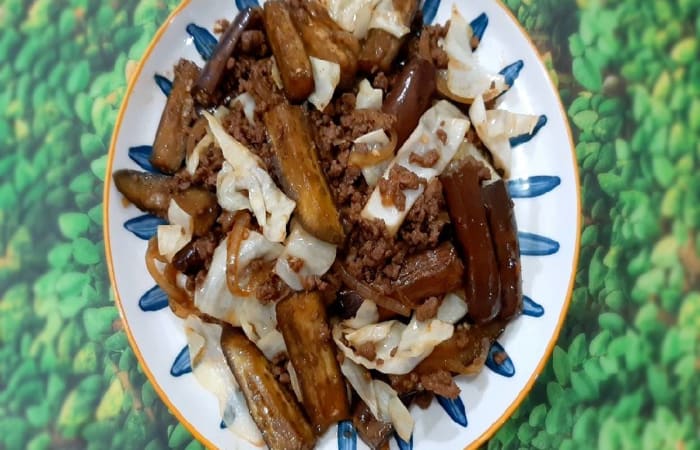 Resep 644 Eggplant  &amp Beef  Bowl  Bbq Flavor Mudah dan Praktis Dihidangkan