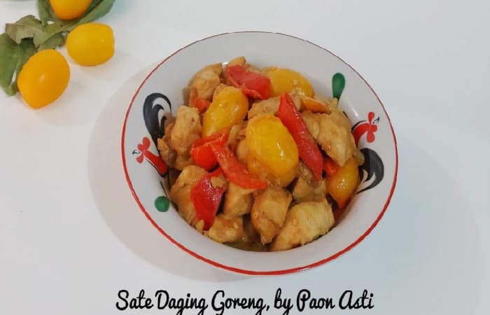 Resep Sate Daging Goreng Rasanya Maknyus