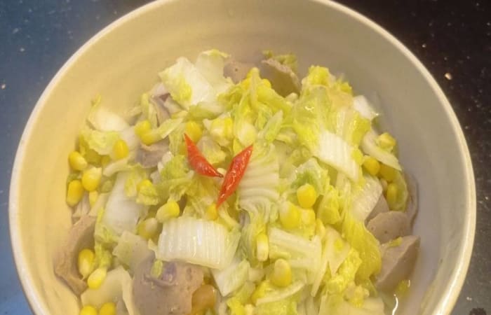 Resep Tumis Sawi Jagung Bakso Dengan Bahan Sederhana