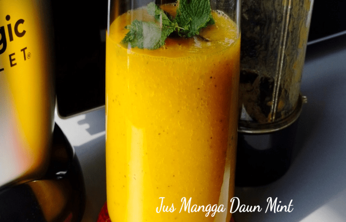 Resep Jus Mangga Daun Mint Simpel Segar Dengan Bahan Sederhana