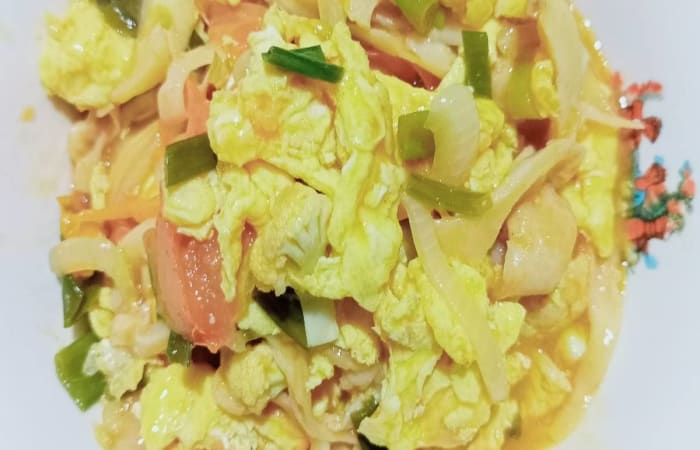 Resep Telur Sayur Saos Tomat Dijamin Nikmat dan Mudah