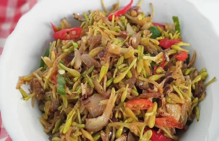 Resep Tumis Bunga Pepaya Teri Khas Manado  Paling Praktis dan Simple