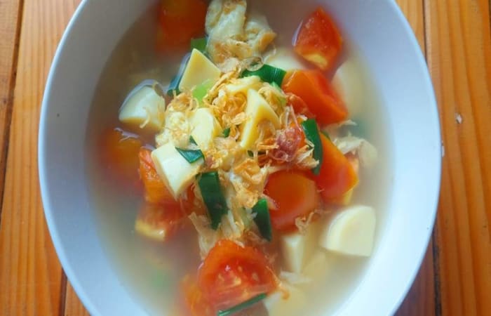 Resep Sop Tomat Tahu Telur Rasanya Maknyus