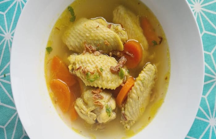 Resep Sop Ayam Kuah Kuning (immune Booster) Mudah dan Praktis Dihidangkan