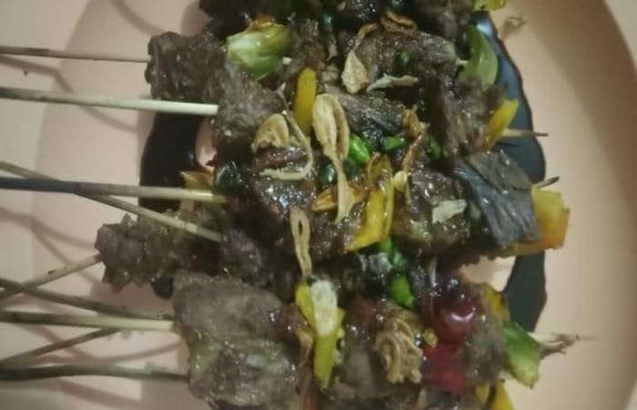 Resep Sate Daging Sapi Paprika Rasanya Maknyus