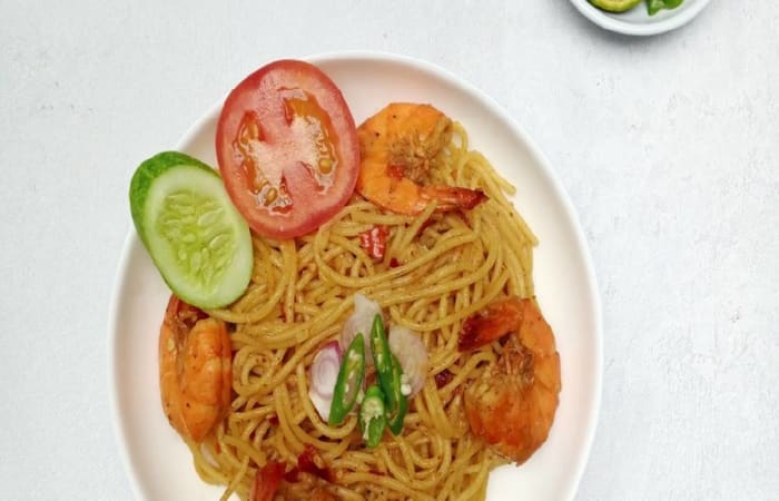 Resep Mie Aceh (versi Spaghetti) Mudah dan Praktis Dihidangkan