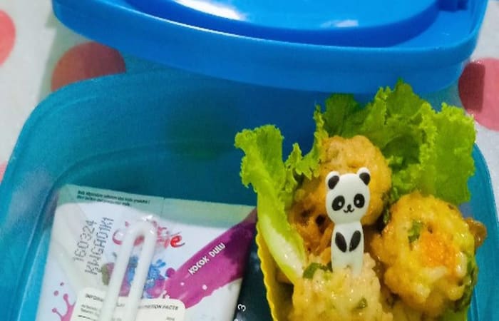 Resep Bolabola Nasi Sayur (bekal Anak Sekolah) Dijamin Nikmat dan Mudah