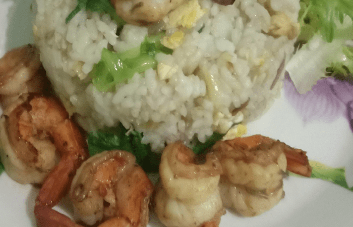 Resep Nasi Goreng Kencur With Udang Dan Arugula Rasanya Maknyus