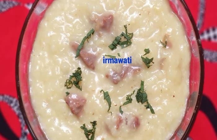 Resep Bubur Kuning Daging Favorit Bunda