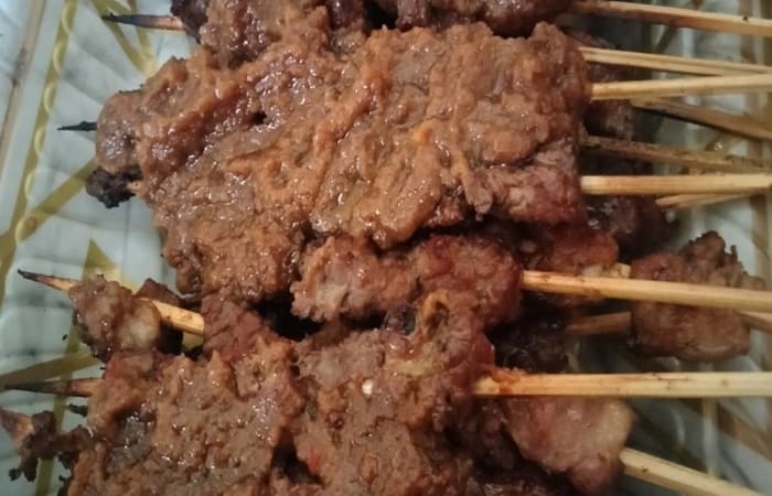 Resep Sate Daging Sapi, Bumbu Kacang (khas Banjarmasin) Favorit Bunda