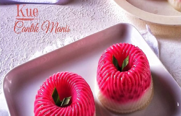 Resep Kue Cantik Manis (merah Putih) Dijamin Nikmat dan Mudah