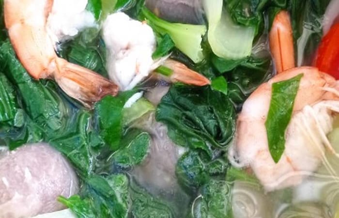 Resep Sup Pakcoy Udang Bakso Paling Praktis dan Simple