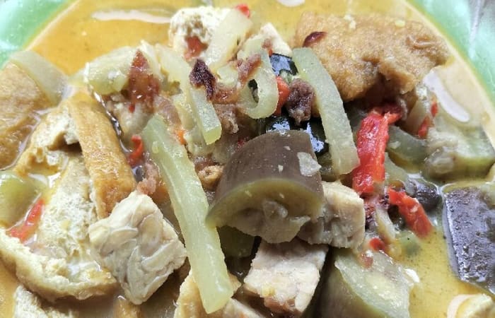 Resep Tahu+tempe+sayur Kuah Santan Paling Mudah dan Enak