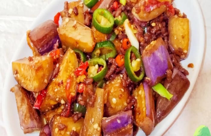 Resep Sambal Matah Terong Daging Giling Dijamin Nikmat dan Mudah