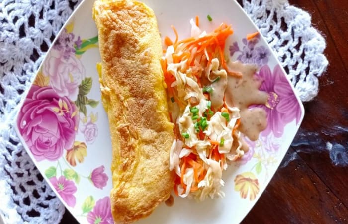 Resep Omelette Acar Kol Wortel Favorit Bunda