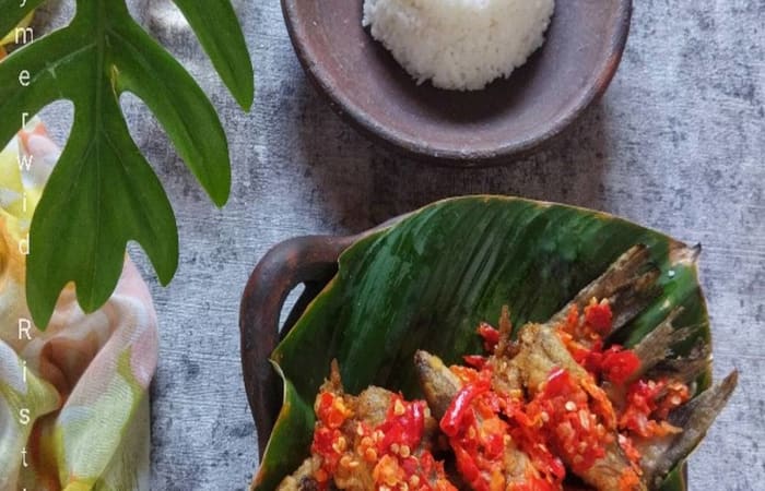 Resep Krispi Karkas Ikan Sambal Geprek (masak Semua Bagian) Rasanya Maknyus