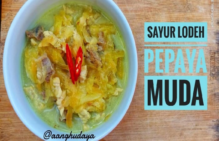 Resep Sayur Lodeh Pepaya Muda Dengan Bahan Sederhana