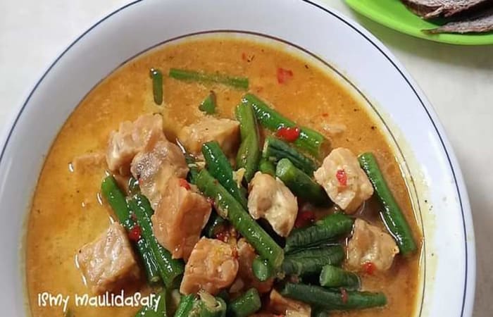 Resep Sayur Lodeh Bumbu Pedas kacang Panjang Dan Tempe Dijamin Nikmat dan Mudah